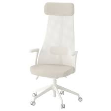 Jarvfjallet Kontorsstol Med Armstod Gunnared Beige Vit Ikea Office Chair Ikea Chair
