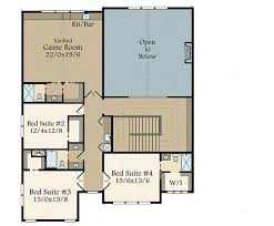 Stock home plans custom home designs builder house plan services. 4 Bedroom Two Story Luxury Modern Farmhouse Floor Plan