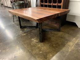 Live Wood Edge Mesquite Coffee Table Wood Table Rustic Dining Table