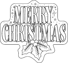 Firecracker & fireworks coloring pages: Free Printable Merry Christmas Coloring Pages