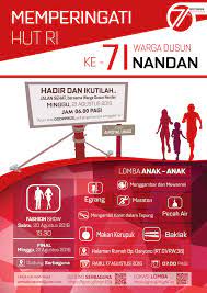 No way home baru saja dirilis pada 24 agustus kemarin. Poster Hut Ri 71 Desain Pamflet Desain Gambar