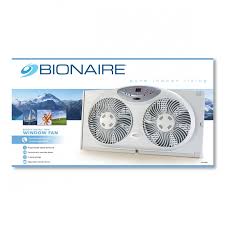 Bionaire Twin Reversible Airflow Window Fan Canada Bionaire Bw2300 Remote Control Twin Window Fan With Digital Thermostat