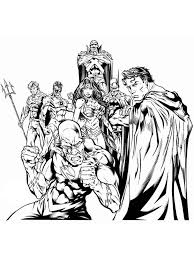 Justice league is a 2017 american superhero film based on the dc comics superhero team of the same name, distributed by warner bros. Justice League Coloring Pages Free Printable Justice League Coloring Pages