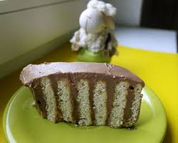 Repetam operatiunea, punand biscuiti (daca se. Tort Simplu Cu Nutella Si Biscuiti