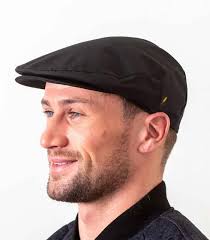 Black Poplin Lightweight Cap