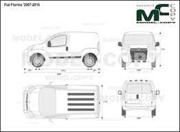 Fiat Fiorino 2007 2016 2d Drawing Blueprints Model Copy Blueprints Fiat 3d Modeling Programs