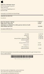 Receipt Apple Store Apple Store Doctors Note Store