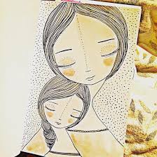 Artist Celebrates Joys Of Motherhood With Illustrations Of Mothers And Daughters Every Day Mother Painting Mother Art Mother Daughter Art