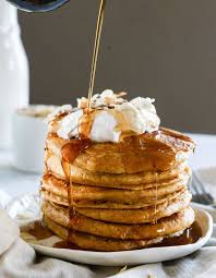 Sweet Potato Pancakes With Coconut Whipped Cream Recipe Sweet Potato Pancakes Yummy Pancake Recipe Tasty Pancakes