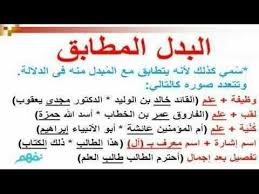 البدل المطابق Arabic Language Arabic Lessons Learning Languages