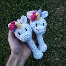 Sonajero Unicornio Patron Gratuito Amigurumi Free Crochet Pattern Baby Rattle Crochet Patrones Amigurumis Juguetes De Ganchillo Ganchillo Amigurumi