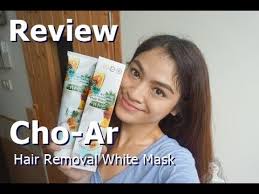 cho ar hair removal white mask