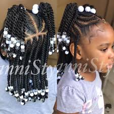 This hairstyle is quite difficult but you can make it with a little practice about the toddler braided hairdos with beads for black kids. The Trendy Hair Braiding Styles 2021 Little Black Girl Braided Hairstyles Braids Hairstyles For Black Kids