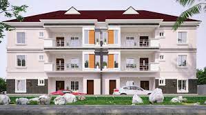 Architectural Design Of A Proposed Semidetached Block Of 6 Units 2 Bedroom Flats 2 Storey 3 Floors House Plans Mansion Model House Plan Beautiful House Plans