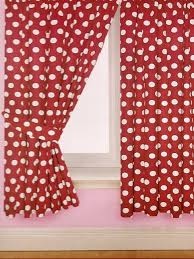 red polka dot curtains polka dot