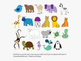 Download Animals Svg Clip Arts Zoo Animals Clipart Hd Png Download Kindpng