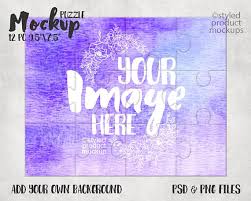 Sublimation 12 Piece Horizontal Puzzle Mockup Template Add Mockup Free Psd Free Psd Mockups Templates Mockup Template