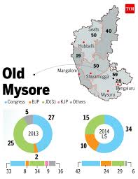 ___ satellite view and map of karnataka (कर्नाटक), india. Karnataka Assembly Elections 2018 Old Mysore India News Times Of India