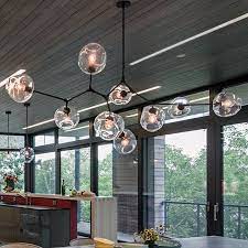 Aliexpress Com Buy Lindsey Gorgeous Hand Blown Glass Globes And Custom Metal Fitting A Br Bubble Chandelier Dinning Room Lighting Modern Lighting Chandeliers