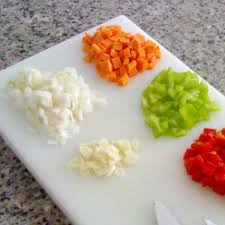 The macedoine is derived by cutting down the allumette at, ¼ intervals. Brunoise Cutting Method Knife Cuts Different Types Of Cuts