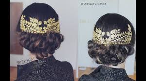 Easy 1920 s great gatsby hair tutorial olive ivy. Easy Great Gatsby Inspired Hairstyle Tutorial Diy Low Bun Updo With Vintage Headpiece Youtube