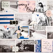 Cute Beach Theme Scrapbook Idea Maggie Holmes Design Then, download some free graphics, backgrounds, fonts, templates, and more that will ultimately be used to accessorize and personalize your digital scrapbook pages. cute beach theme scrapbook idea