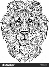pin von melinda murrett auf meus screenshots 2018 lowen illustration zeichnung mandala ausmalen