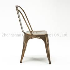 1900s industrial oak and iron trolley cart refurbished to be a home coffee table. China Commercial Furniture French Marais Dining Cafe Industrial Metal Chairs For Coffee Table China Metal Dining Chair Metal Chair