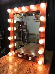 Hollywood Style Lighted Vanity 1st Instructable 21 Steps With Pictures Diy Vanity Mirror Diy Vanity Mirror With Lights Homemade Vanity