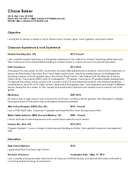chase baker resume special education