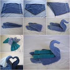 Serviettes De Bain Cygnes Pliage Serviette De Bain Pliage Serviette Pliage Serviette Toilette