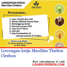 Cv lc media (loker cirebon) pusat informasi lowongan pekerjaan sewilayah 3 cirebon.sumber loker dari berbagai perusahaan. Lokercireboninfo