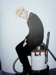 Kai Sitting On A Vacuum Cleaner Still Freakin Gorgeous