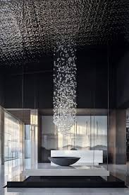 Luxurious Bathroom Hotel Lobby Design Chandelier Glass Chandelier