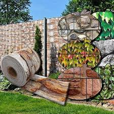 Bedruckter Sichtschutzstreifen Fur Doppelstabmatten Zaun Auf Rolle Pvc Frei Ebay Doppelstabmatten Larmschutzwand Garten Sichtschutzstreifen Zaun