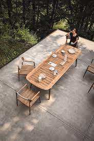This Teak Outdoor Living Collection Pairs Sustainability And Scandinavian Inspired Style Teak Patio Furniture Teak Outdoor Furniture Teak Outdoor