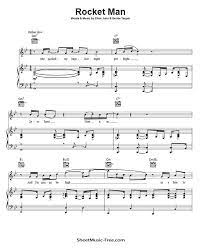 Rocket Man Sheet Music Elton John Sheet Music Sheet Music Pdf Elton John Lyrics