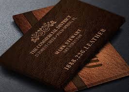 Make your own personalized business cards with our online business card maker. Leather Works Business Card Template On Behance