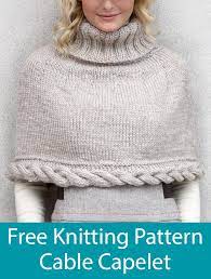 It is not the knitted item. Capelet Knitting Patterns In The Loop Knitting