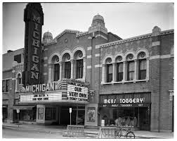 Culture of ann arbor, michigan. Michigan Theater Exterior October 1950 Ann Arbor District Library