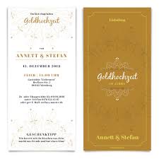 Einzigartige einladungskarten zur goldenen hochzeit gestalten und drucken lassen. Einladungskarten Goldene Hochzeit Dm