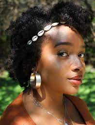 Cowrie Shell Adjustable Headband Seashell Headband Natural Etsy Natural Hair Styles Natural Hair Accessories Natural Hair Headbands