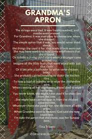 Grandmas Apron Poem Poetry Quote Family Grandma Quotes Apron Sayings