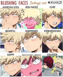 Leave him to his minecraft. Katsuki Bakugou Imagenes Parte 4 Blushing Face My Hero Academia Episodes Hero