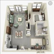 Mother In Law Suites Ideas Types Prices And Questions To Ask In 2020 Apartment Layout Studio Apartment Floor Plans Apartment Floor Plans
