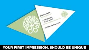 If you need help with a design or setting up your file correctly, our designers are happy. Get Triangle Shaped Business Card 3x3 Inch At A Low Price