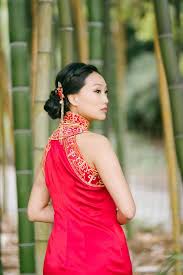 Lea Bespoke Dress Embroidered Wedding Cheongsam In 2020 Chinese Bridal Dress Ceremony Dresses Dresses