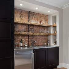 Shop from wine & bar cabinets, like the wine barrel wall wine bar or the south shore vietti bar cabinet with bottle storage and drawers, while discovering new home products and designs. 75 Beautiful Single Wall Home Bar Pictures Ideas August 2021 Houzz