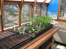 Plant vegetables in containers that can rest on sturdy shelving units within the greenhouse, and set up a trellis system for vines. Greenhouse Vegetable Gardening