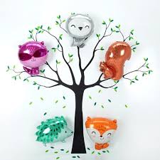There are 513 fox enchanted forest for sale on etsy, and they cost 26,68 $ on average. Woodland Animal Balloons Woodland Baby Shower Enchanted Forest Woodland Balloons Fox Owl Raccoon Hedgehog Squirrel Balloons By Chic Balloon Boutique Catch My Party